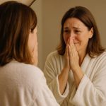 O espelho como símbolo de cura e autoconhecimento A primeira vez que ela se olhou no espelho… depois da cirurgia